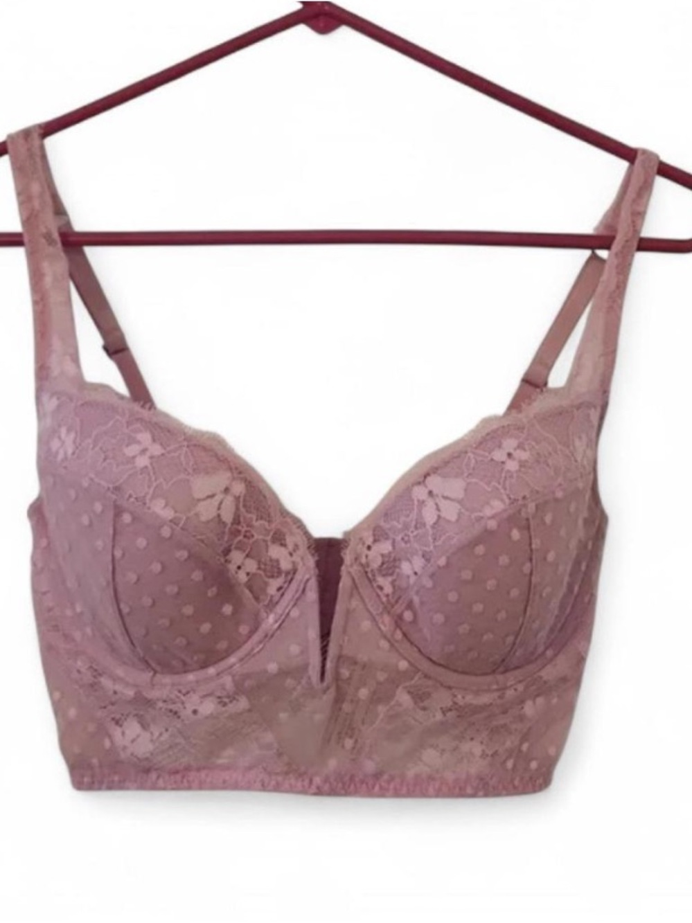 ✨ Victoria's Secret Dream Angels Longline Lace Corset Bra